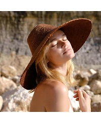 Brunna.co Riri Straw Hat in Burnt Sienna