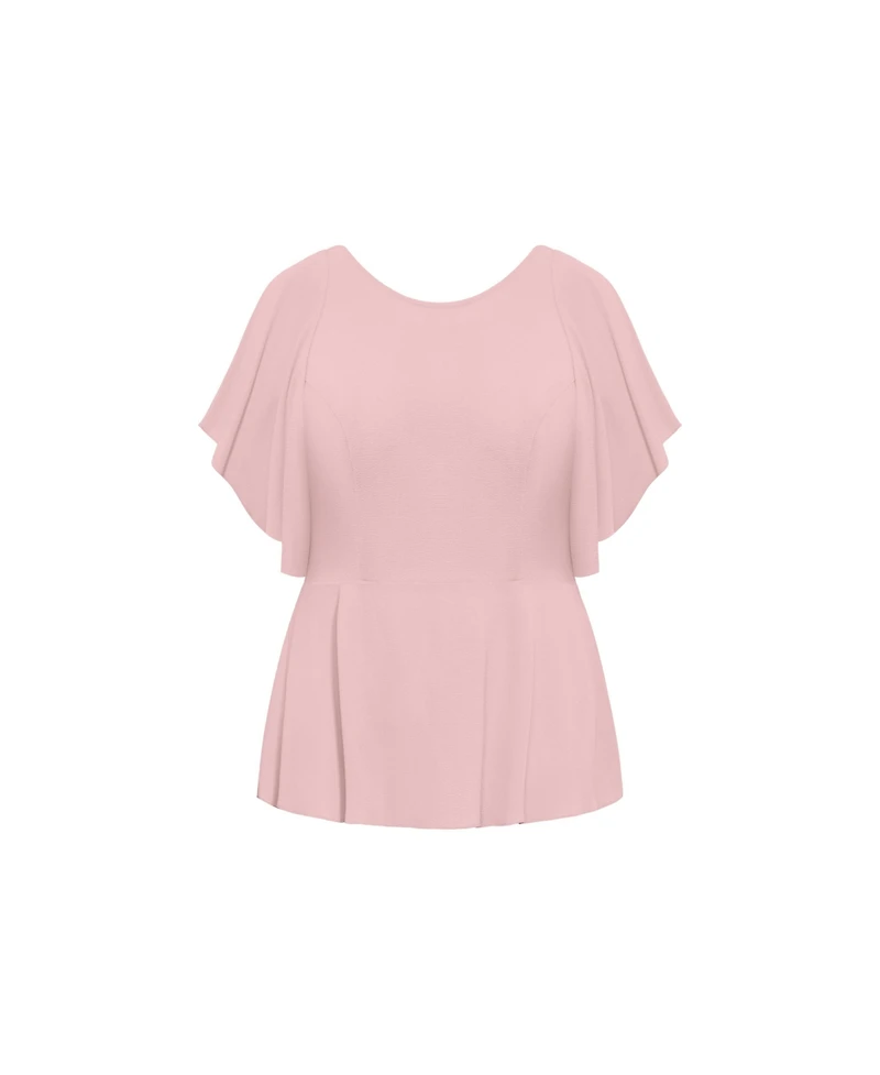 City Chic Women's Romantic Mood Top