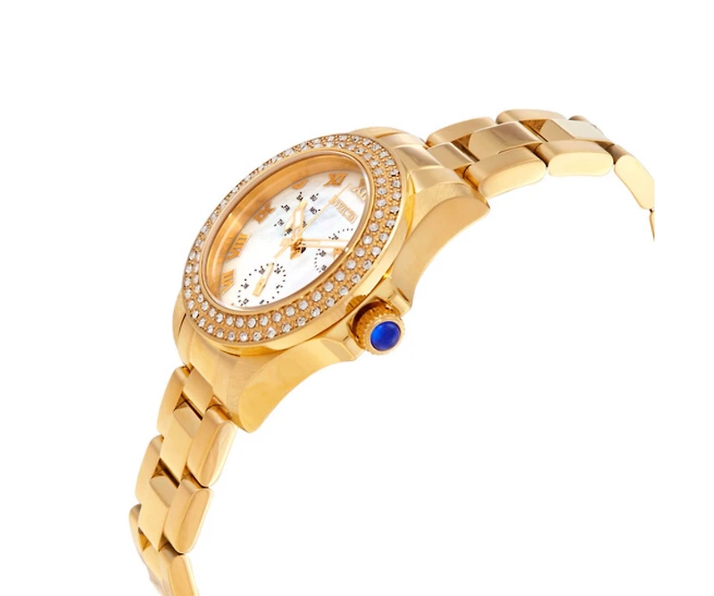 Invicta Women's 28481 Angel Quartz Chronograph White Dial Watch
