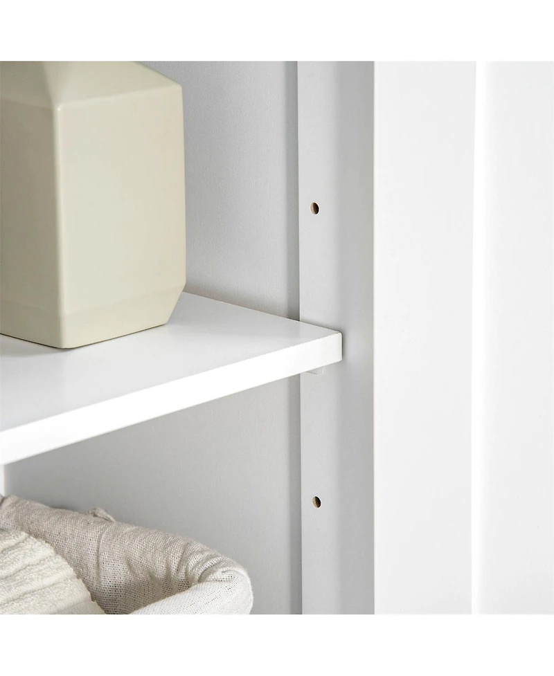 Slickblue Compact Bathroom Storage Cabinet for Small Spaces