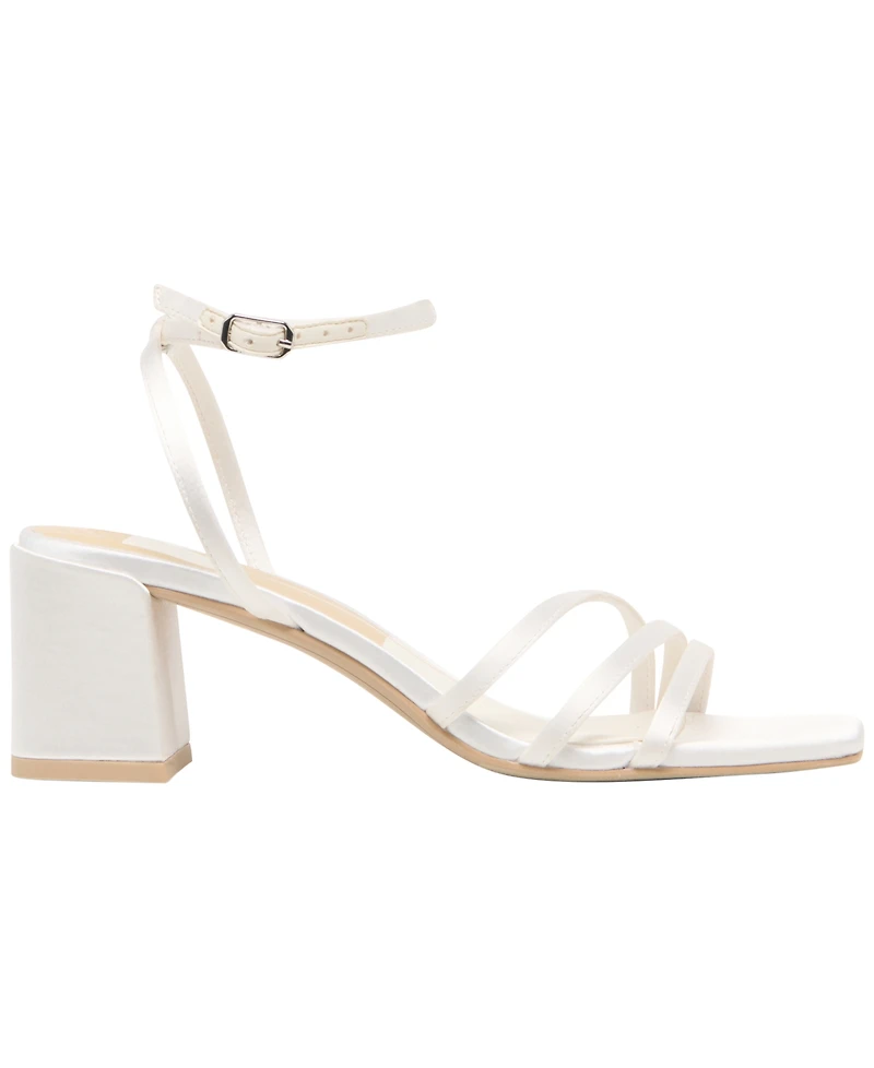 Dolce Vita Women's Ysabel Strappy Ankle Wrap Block Heel Dress Sandals