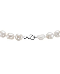 Macy's Baroque Pearl Necklace (9-10mm) in Sterling Silver
