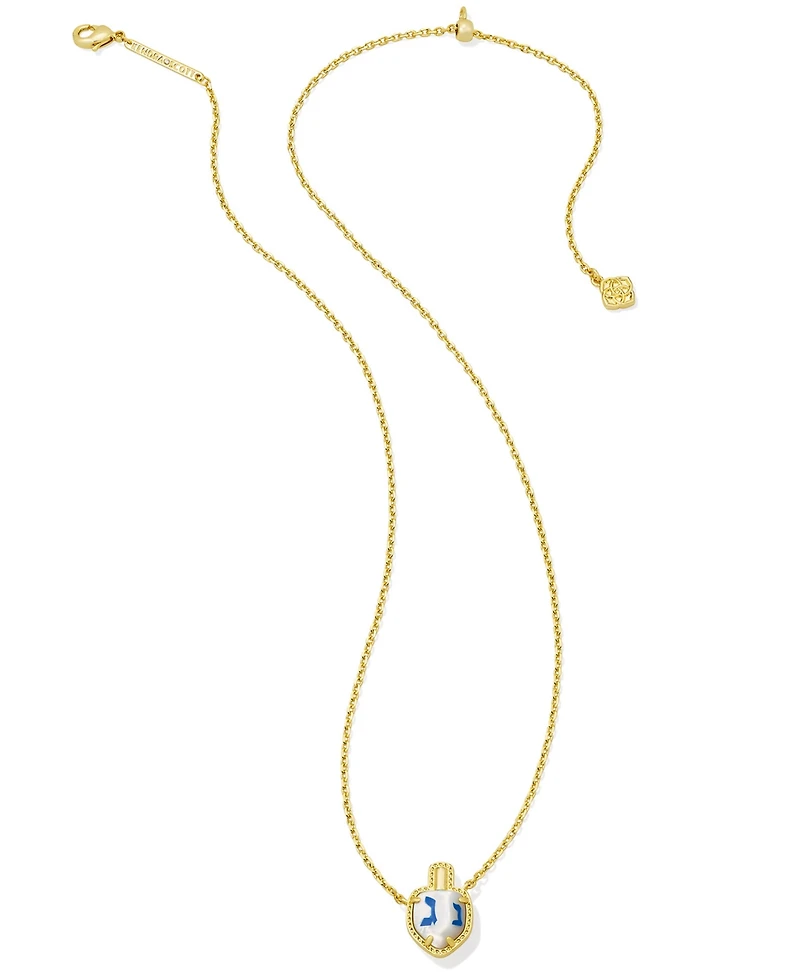 Kendra Scott Imitation Pearl 14K Gold-Tone Over Brass Pendant Necklace