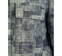 Karl Lagerfeld Paris Men's Textured Ponte Shirt Jacket