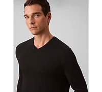 Calvin Klein Men's Merino Wool Blend V-Neck Sweater