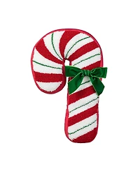 Glitzhome Christmas Gingerbread Man Shaped Pillow, 15" x 11"