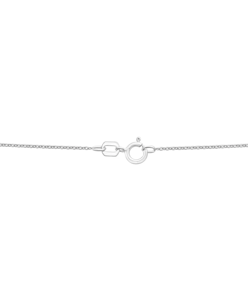 Wrapped Love Diamond Flare Linear 18" Pendant Necklace (1/4 ct. t.w.) 14k Gold, Exclusively at Macy's
