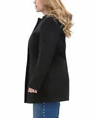 Bgsd Plus Hooded Wool Blend Coat