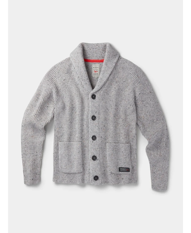 Aubin Men's Studham Shawl Collar Cardigan