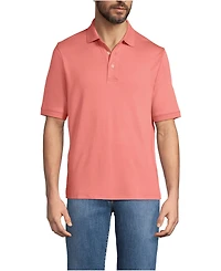 Lands' End Men's Short Sleeve Cotton Supima Polo Shirt