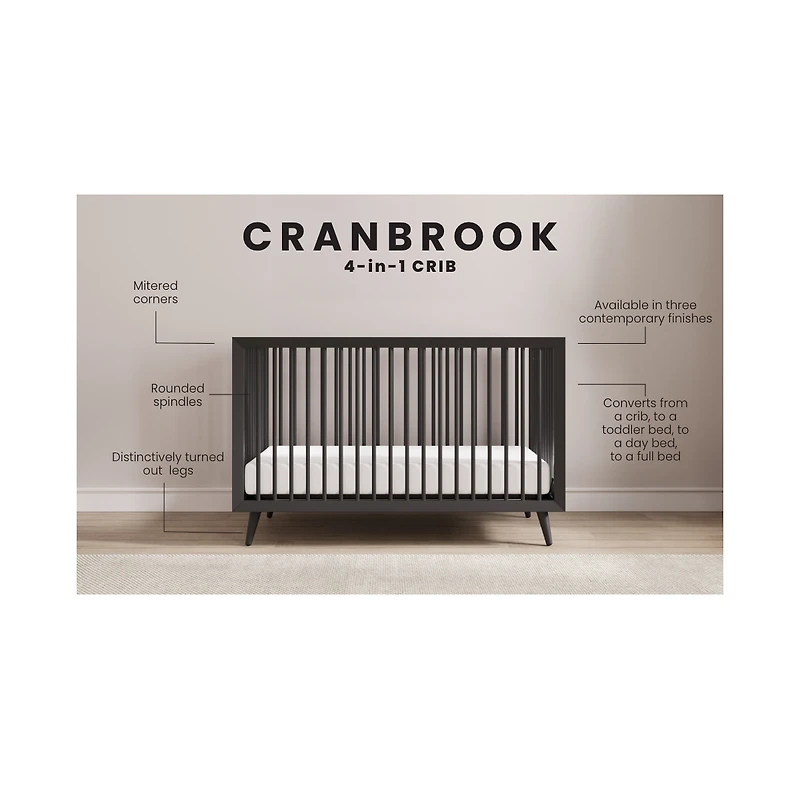 Child Craft Cranbrook 4-in-1 Convertible Crib