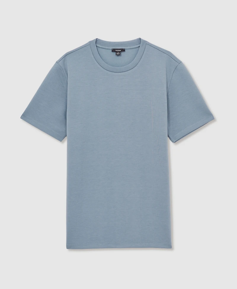 Reiss Men's Interlock-Jersey Crew-Neck T-Shirt