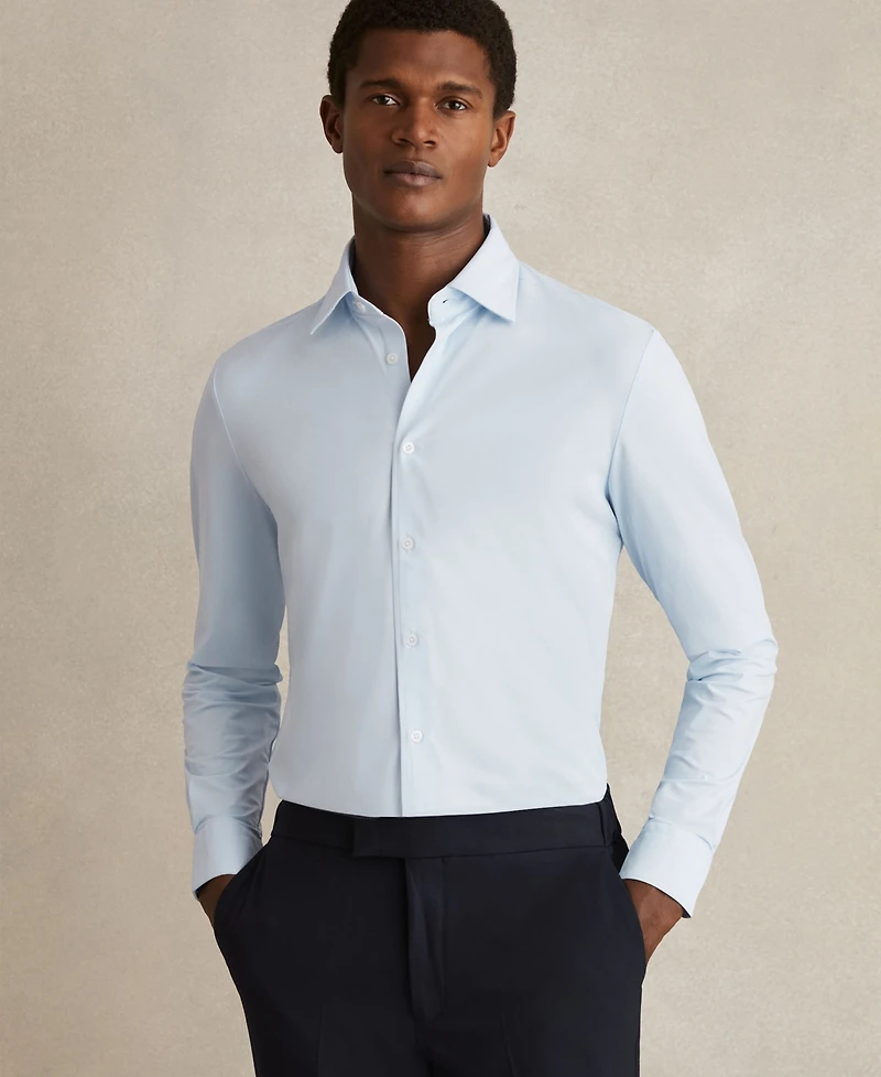 Reiss Men's Long-Sleeve Travel Shirt