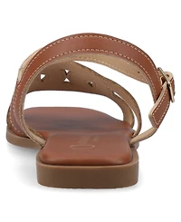 Journee Collection Women's Bridey Open Toe Ankle Strap Sandals