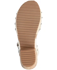 Journee Collection Women's Vanessa Open Toe Platform Clog Heels