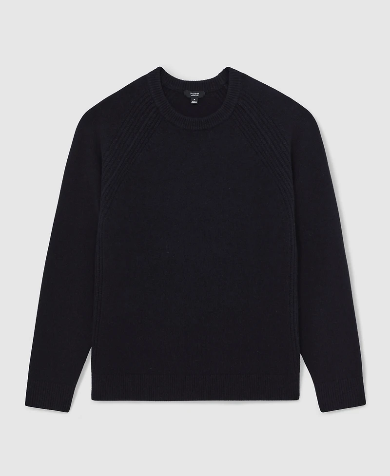 Reiss Men's Wool-Cashmere Reverse-Seam Sweater