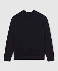 Reiss Men's Wool-Cashmere Reverse-Seam Sweater
