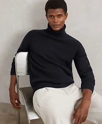 Reiss Men's Wool-Cashmere Roll-Neck Sweater
