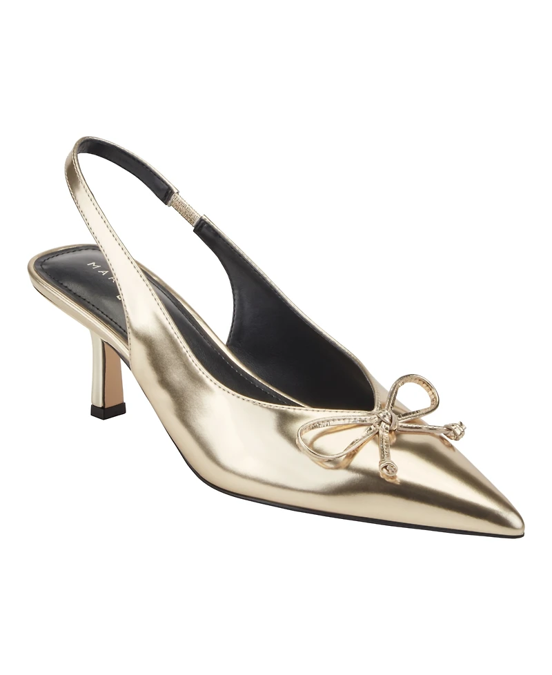 Marc Fisher Ltd Women's Gretel Slingback Kitten Heel Pumps
