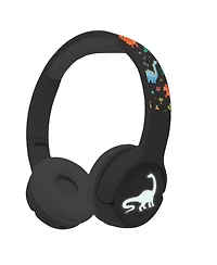 GabbaGoods BriteBeats Kids Volume Limiting Bluetooth Headphones with Led EarCaps
