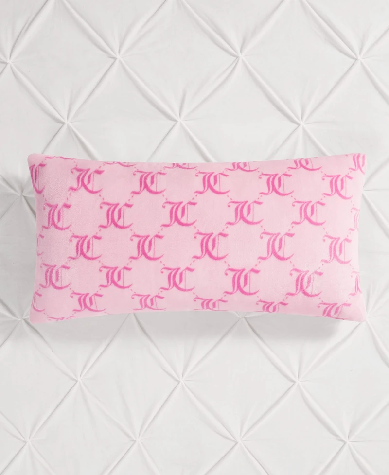 Juicy Couture Plush Body Pillow, 18" x 36"