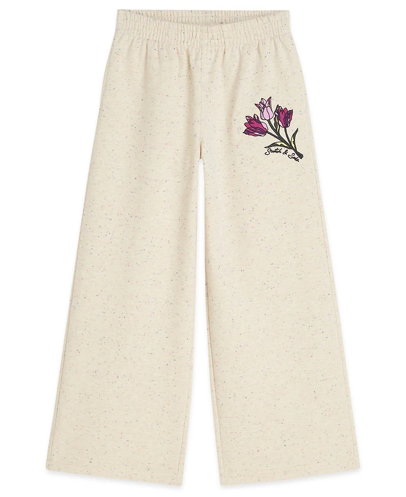 Scotch & Soda Girls 7-16 Fleece Wide-Leg Pants