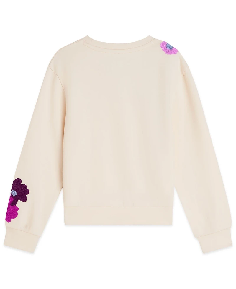 Scotch & Soda Girls 7-16 Fashion Long-Sleeve Pull-On Sweatshirt