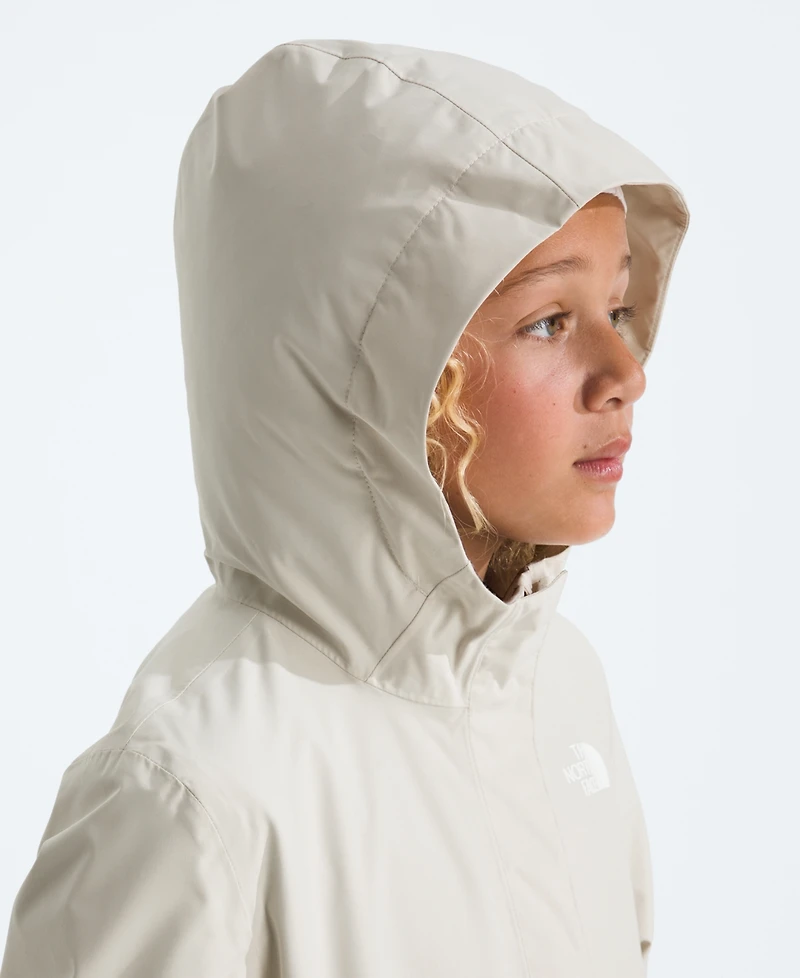 The North Face Girls 6-16 Warm Antora Hooded Rain Jacket