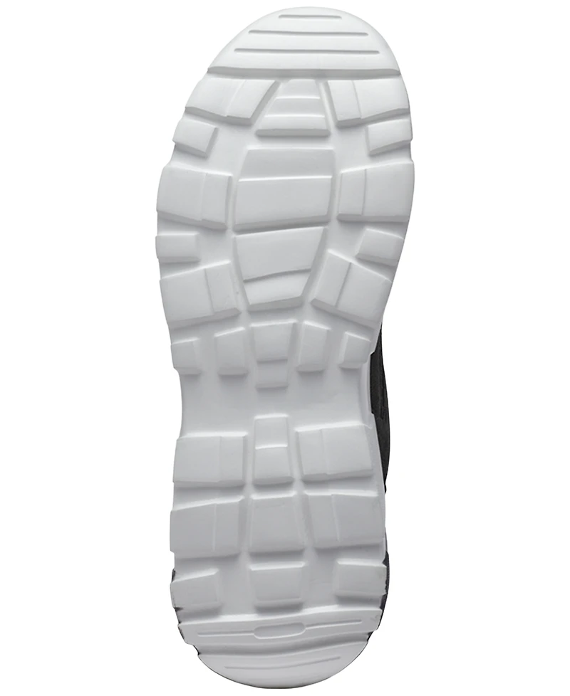 Karl Lagerfeld Paris Men's Patent Detail Round Toe Runner Shoes