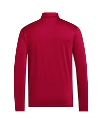 Adidas Men's Red Nc State Wolfpack Strategy Half-Zip Golf Jacket