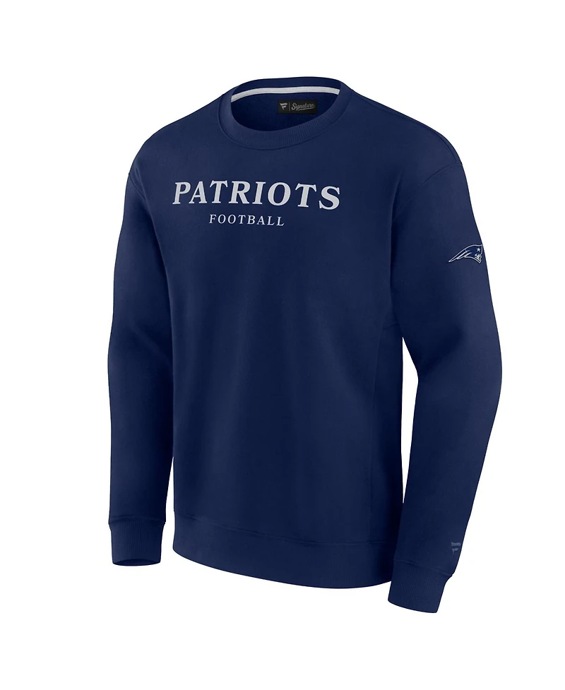 Fanatics Men's and Women's Navy New England Patriots Elements Unlimited Fleece Pullover Sweatshirt
