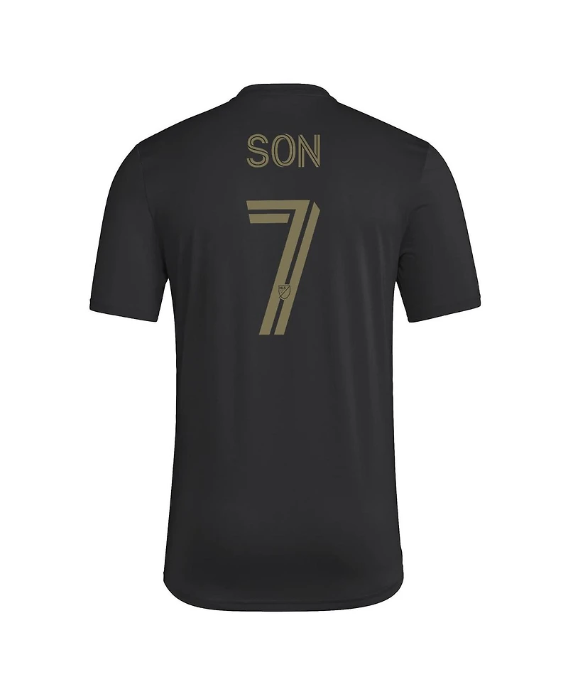 Adidas Men's Son Heung-Min Black Lafc Pre-Game T-Shirt