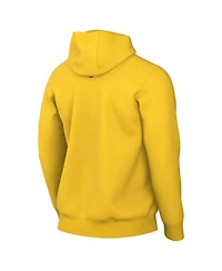 Nike Men's Gold Los Angeles Lakers Sportswear Essential Wordmark Club Hoodie