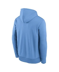 Jordan Men's Carolina Blue North Tar Heels Team Stacked Performance Pullover Hoodie