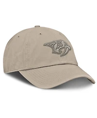 Fanatics Men's Tan Nashville Predators Authentic Pro Road Adjustable Hat