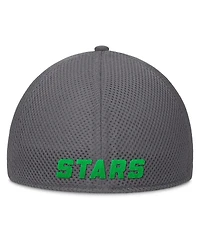 Fanatics Men's Gray Dallas Stars Clincher Team Stripes Flex Hat