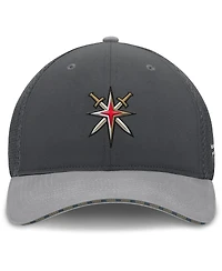 Fanatics Men's Charcoal Vegas Golden Knights Fundamentals Span Flex Hat