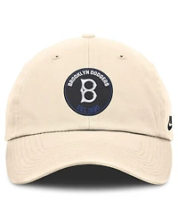 Nike Men's Natural Brooklyn Dodgers Cooperstown Collection Club Adjustable Hat