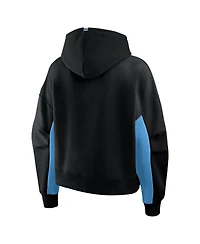 Fanatics Women's Black Utah Mammoth Back Check Boxy Hoodie
