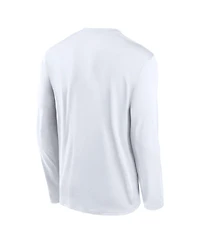 Nike Men's White Kentucky Wildcats 2025 Courtside Basketball Shootaround Legend Dri-fit Long Sleeve T-Shirt