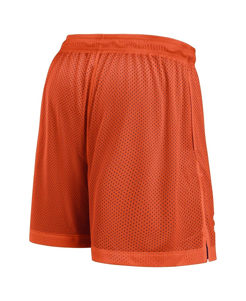 Nike Men's Orange/Purple Clemson Tigers Courtside Standard Issue Dri-fit Reversible Shorts