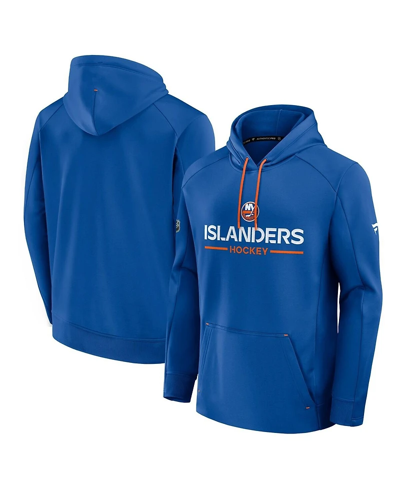 Fanatics Men's Royal New York Islanders Authentic Pro Rink Hoodie