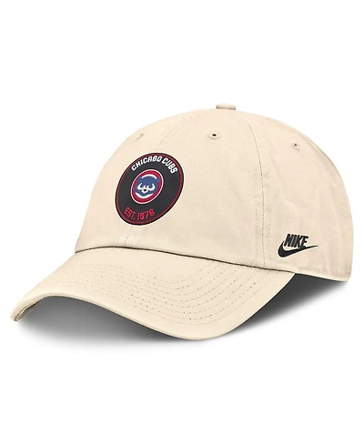 Nike Men's Natural Chicago Cubs Cooperstown Collection Club Adjustable Hat