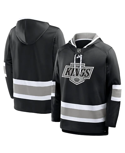 Fanatics Men's Black Los Angeles Kings Prime Time Fleece Hoodie