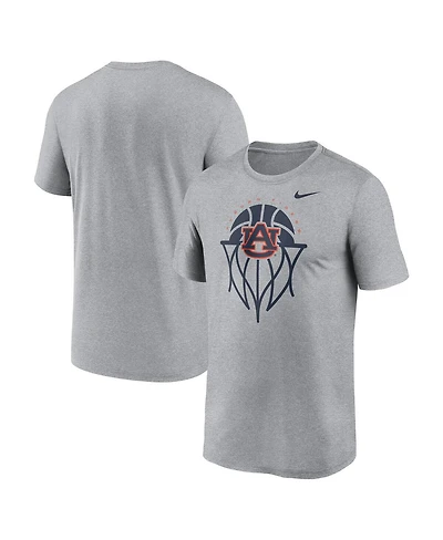 Nike Men's Gray Auburn Tigers Basketball Icon Legend T-Shirt
