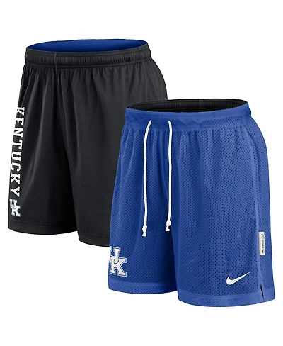 Nike Men's Royal/Black Kentucky Wildcats Courtside Standard Issue Dri-fit Reversible Shorts