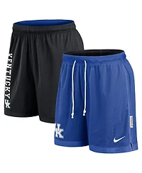 Nike Men's Royal/Black Kentucky Wildcats Courtside Standard Issue Dri-fit Reversible Shorts