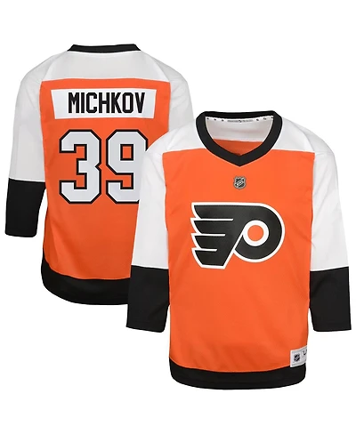 Outerstuff Preschool Matvei Michkov Orange Philadelphia Flyers Replica Player Jersey