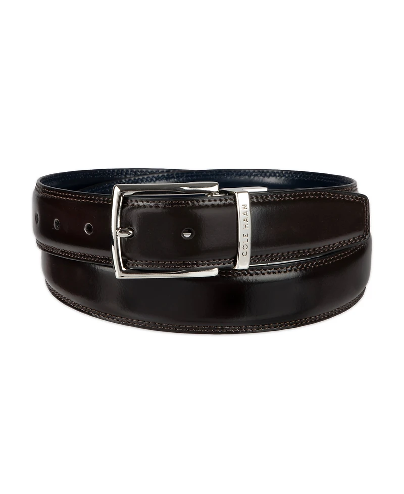 Cole Haan Men's Two-in-One Reversible Leather Dress Belt