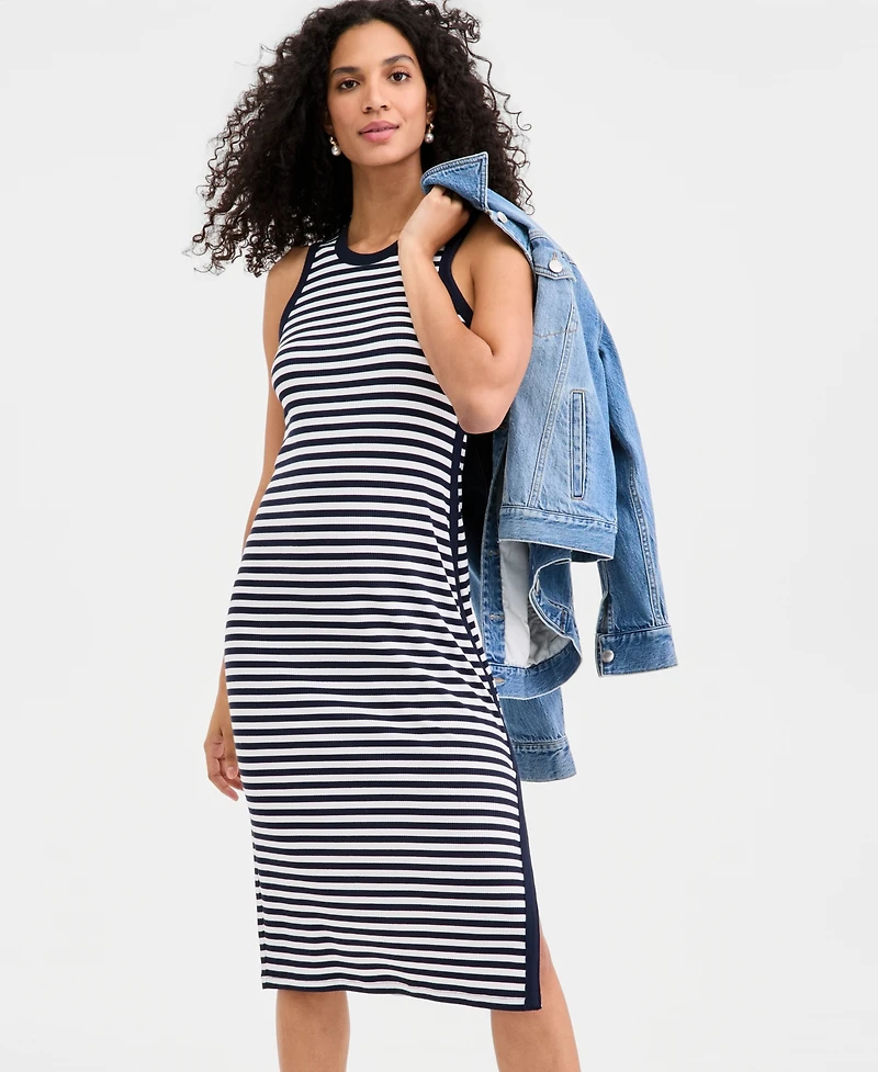 On 34th Women's Ribbed Knit Midi Dress, Exclusively at Macy's